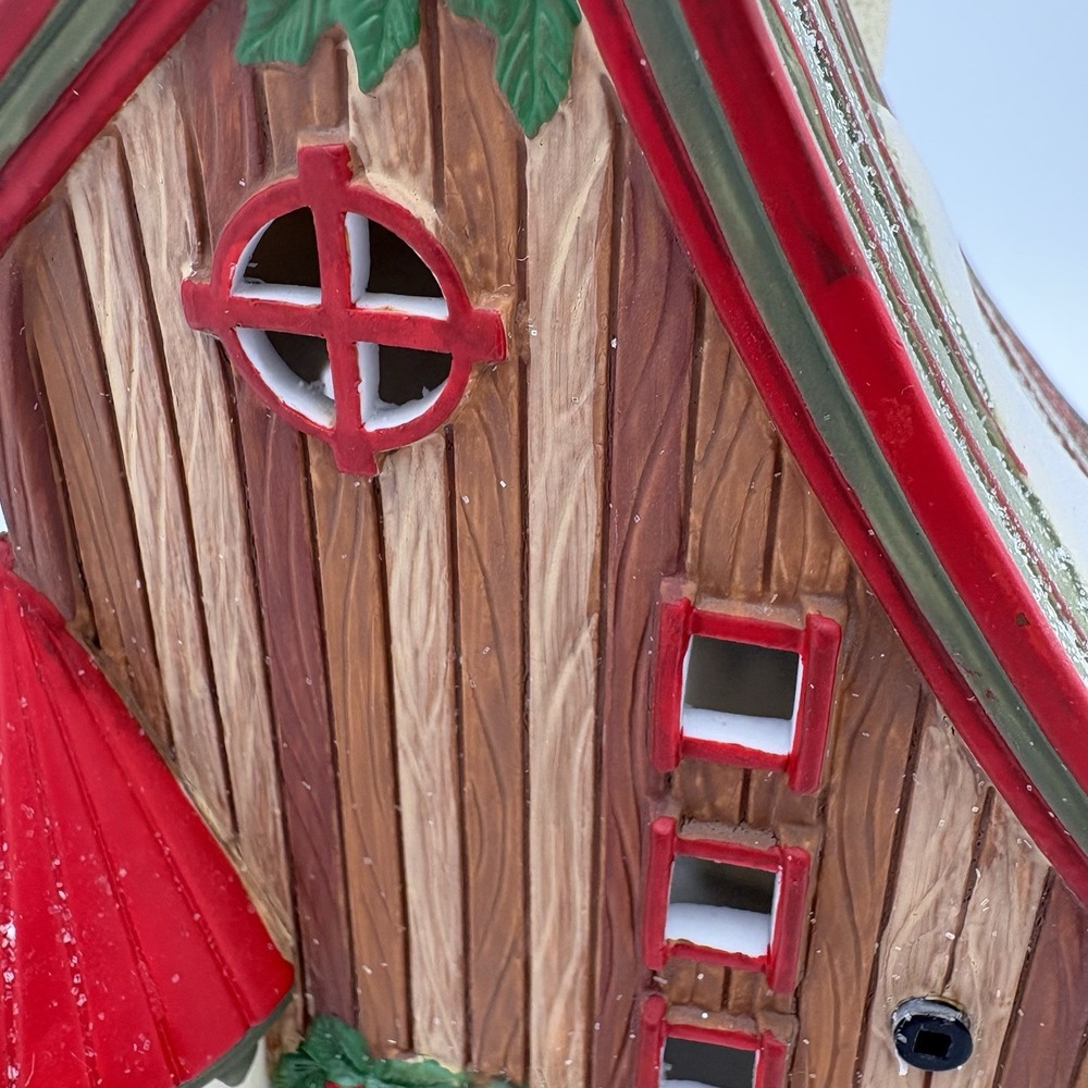 Department 56 Red, Green, White Holiday Gift Wrap & Ribbons House Ornament - Picture 3 of 9